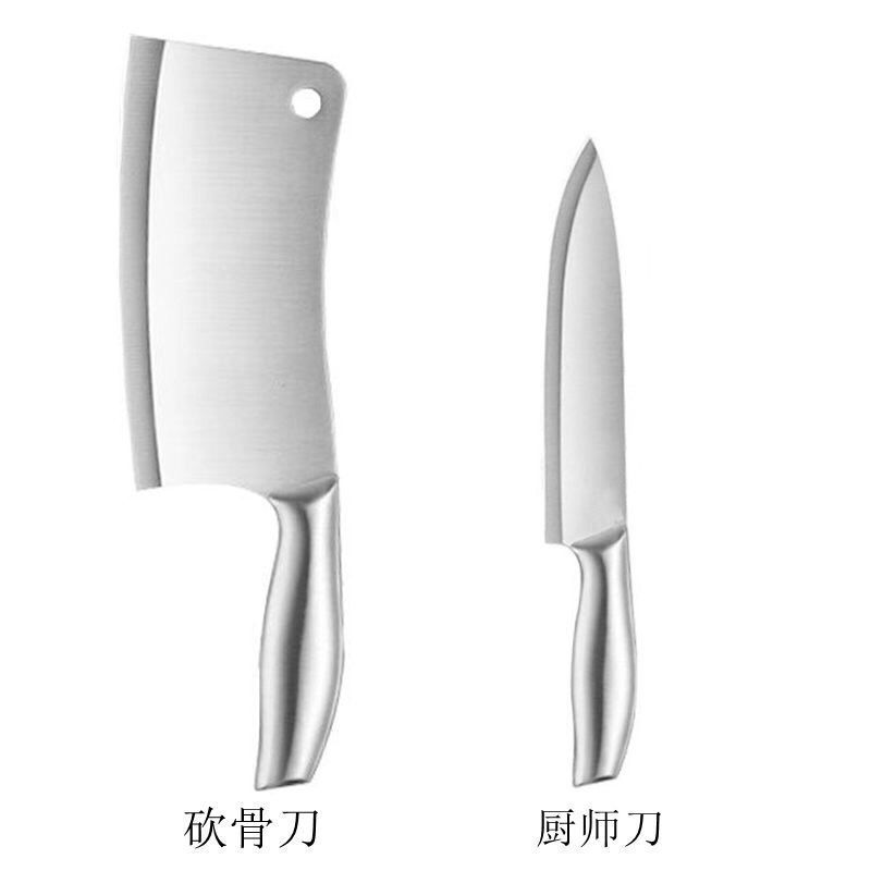 Kitchen knife set 4-piece stainless steel chef and utility knives