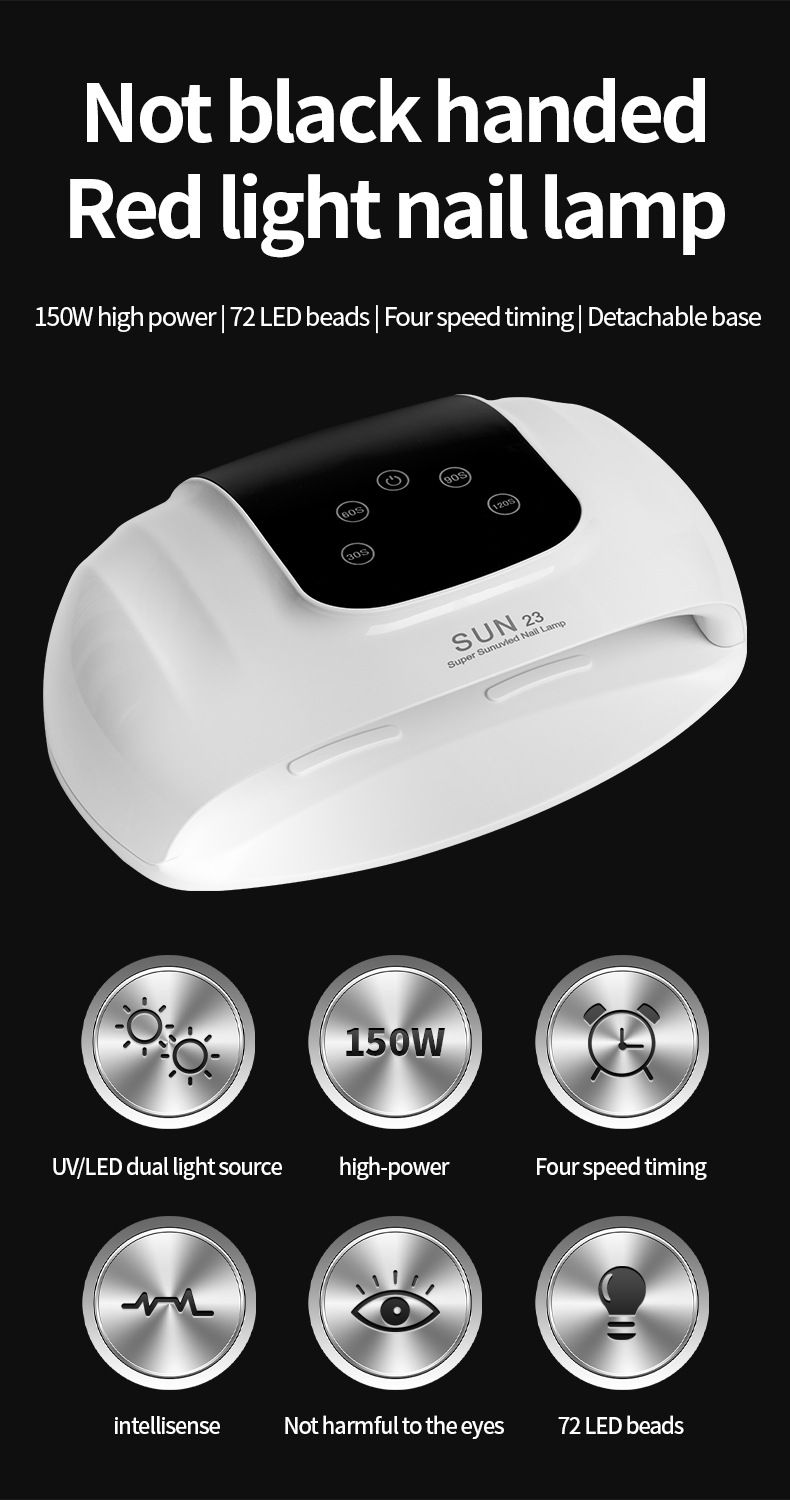 UV LED tırnak kurutma lambası çok fonksiyonlu jel tırnak için