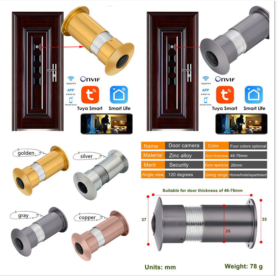 WiFi ağ kamerası, 2 megapiksel, uzaktan izleme