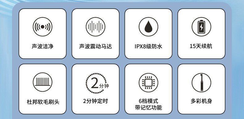 成人款电动牙刷工厂现货批发厂家一家代发情侣款软毛智声USB充电