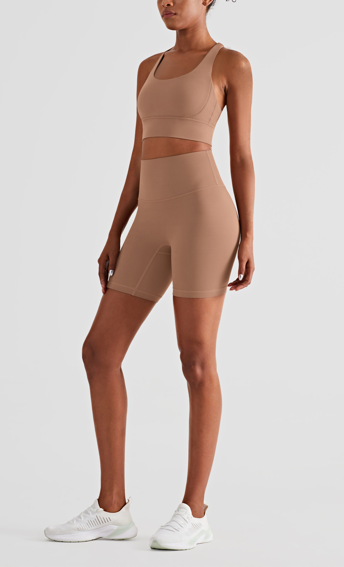 Lulu Yoga Shorts High-Waist Butt-Lift Bare Feel