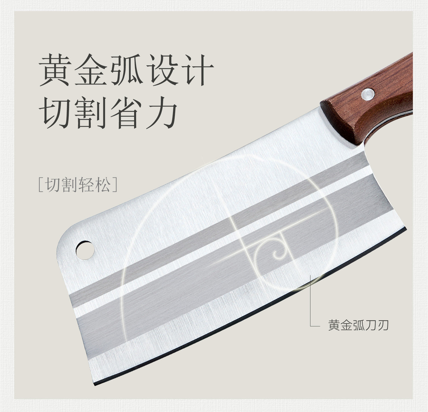 Yangjiang Küchenmesser-Set, Hausgebrauch, scharf