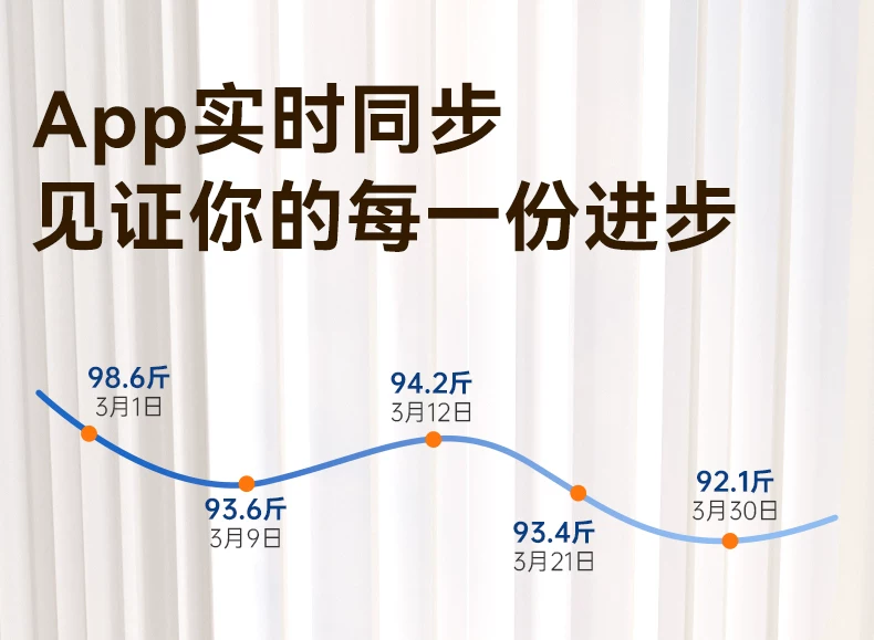 苏泊尔体重秤家用精准电子秤人体称重充电智能减肥专用体脂秤新年