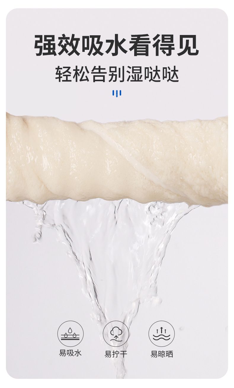Bubble-Fleece Badetuch Klasse A, saugfähig, übergroß, dick, weich