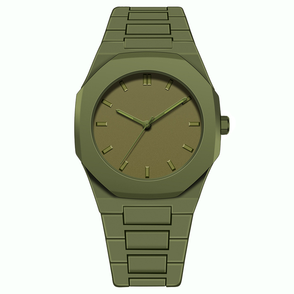 Men's quartz watch with plastic case, 2025 collection