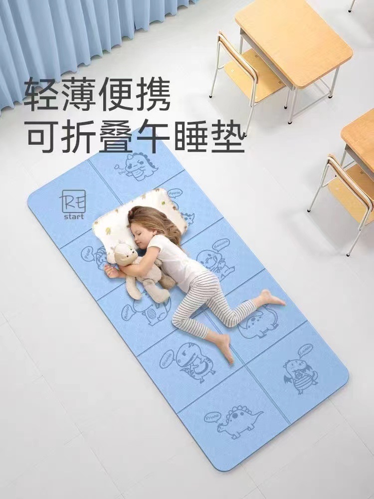 TPE yoga mat 6mm, dual-color, universal size, with carry set