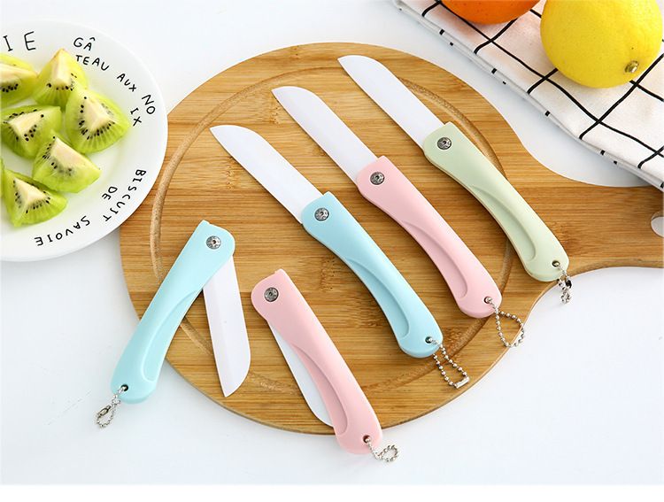 Faltbares Keramikmesser tragbar, Mini-Küchensch älmesser
