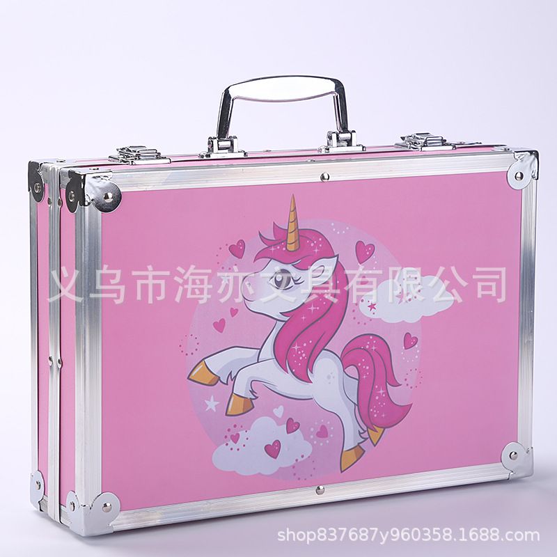 145 piece painting set aluminum case watercolor