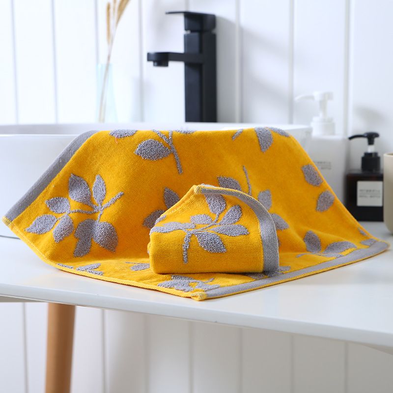 Baumwoll-Handtuch-Set, saugfähig, 3 Farben wählbar