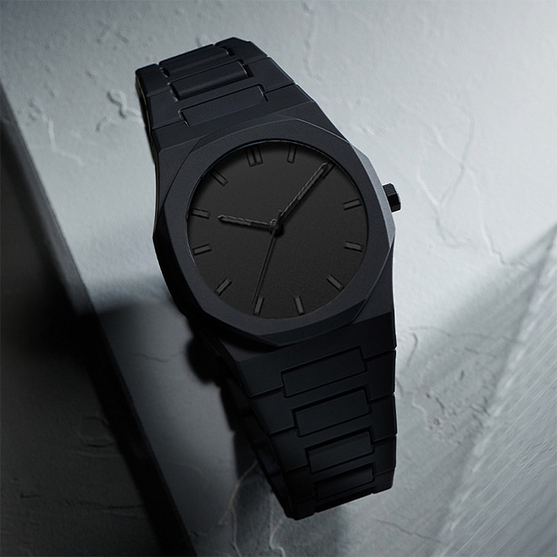 Men's quartz watch with plastic case, 2025 collection
