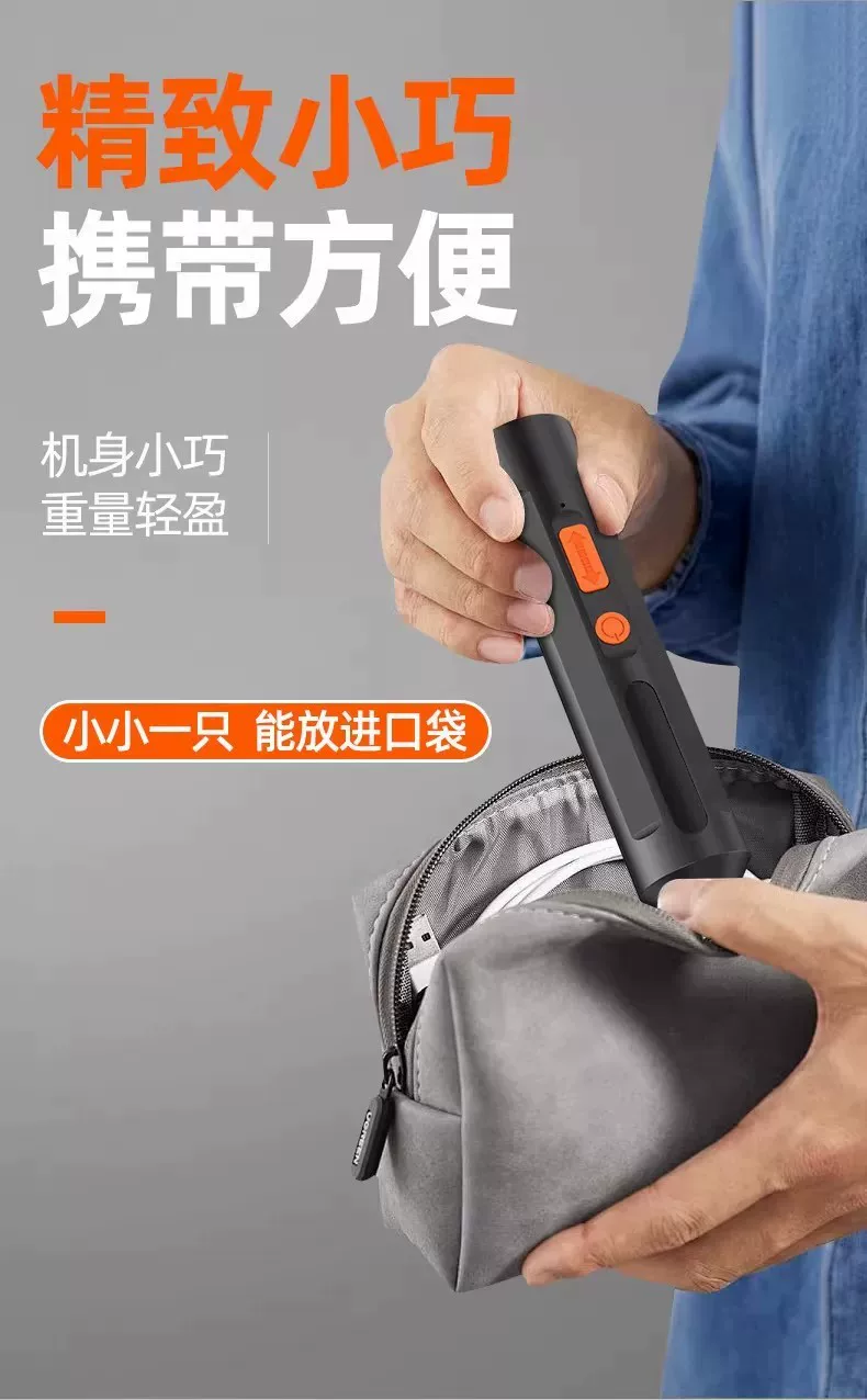 Cordless electric screwdriver set, compact multi-purpose