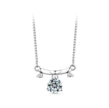 Burç Kolye, 925 Gümüş, 1 Karat Moissanite