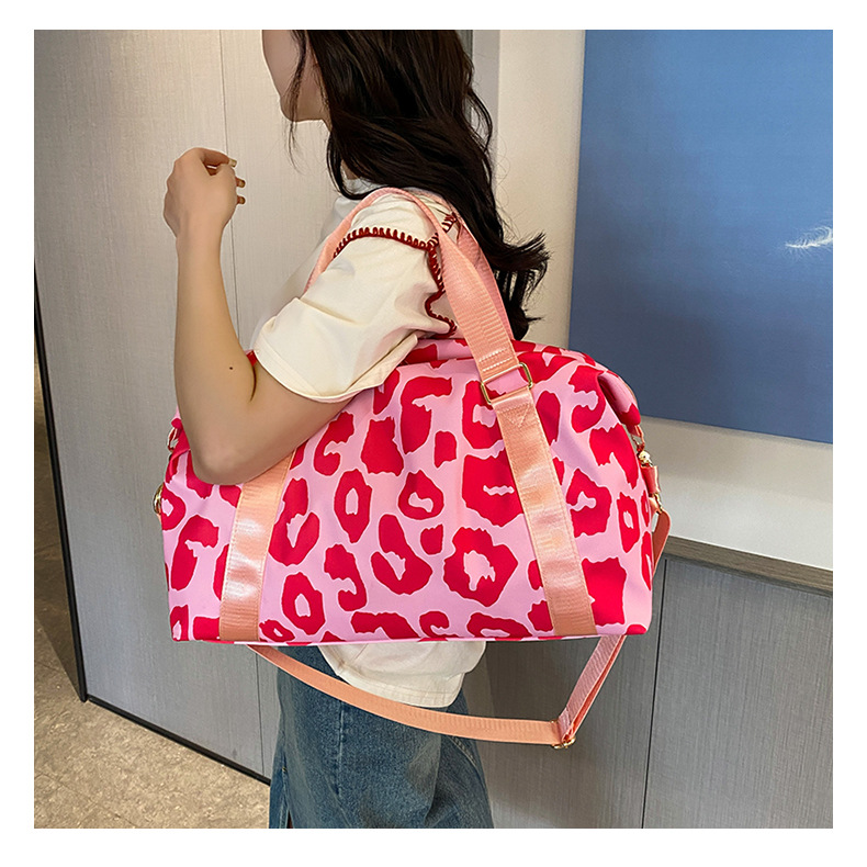 Travel Bag, Large Capacity Cow Print, Carry-on