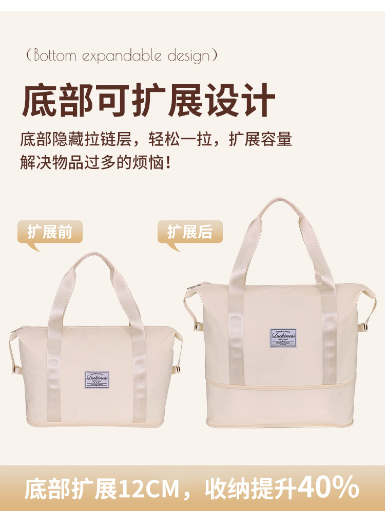 Reisetasche Damen, faltbar, großes Fassungsvermögen