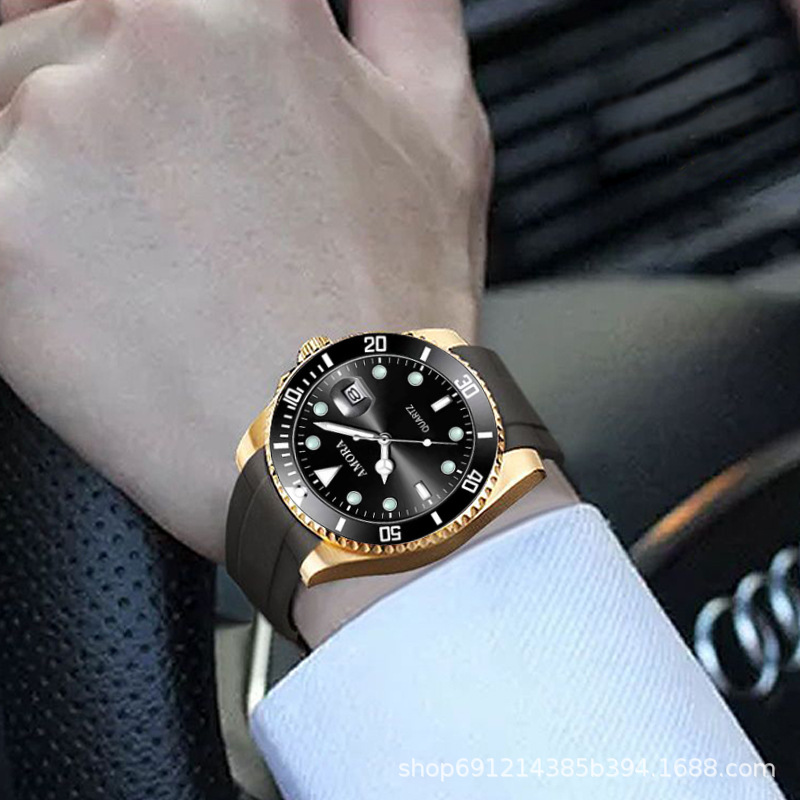 Men's automatic watch sports waterproof quartz luminous