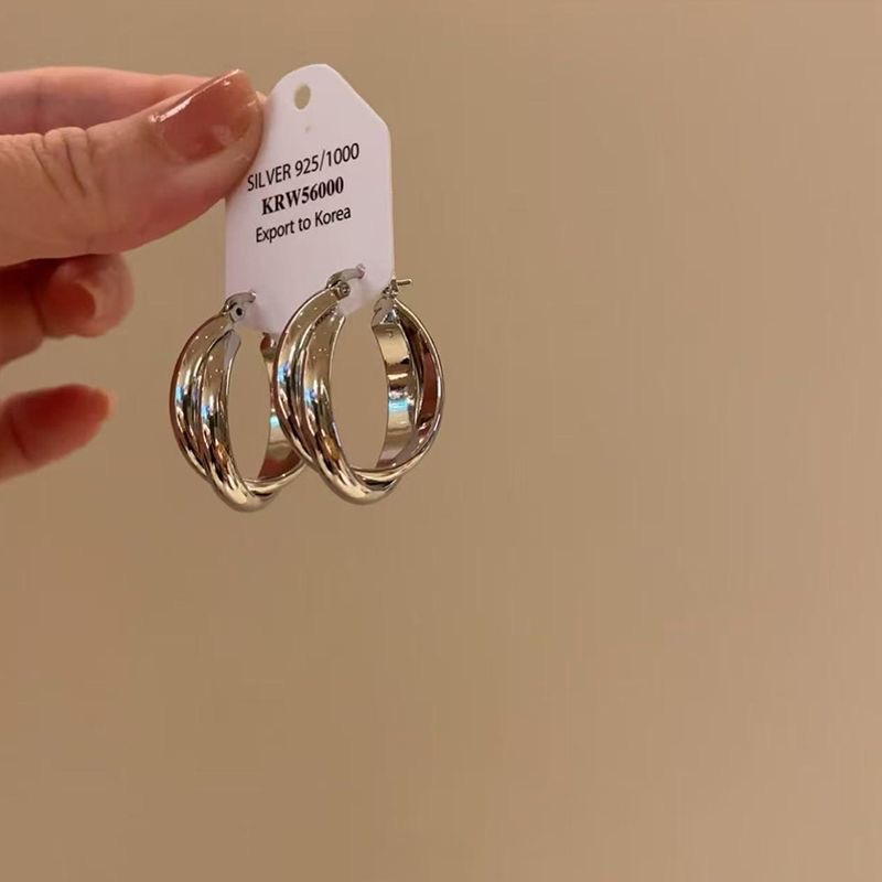 S925 Silver Hoop Earrings for Women