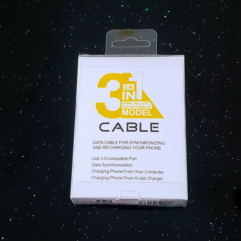 5v2a cep telefonu hızlı şarj üçü bir arada şarj veri kablosu usb bir ila üç Apple Android Huawei type-c için uygun