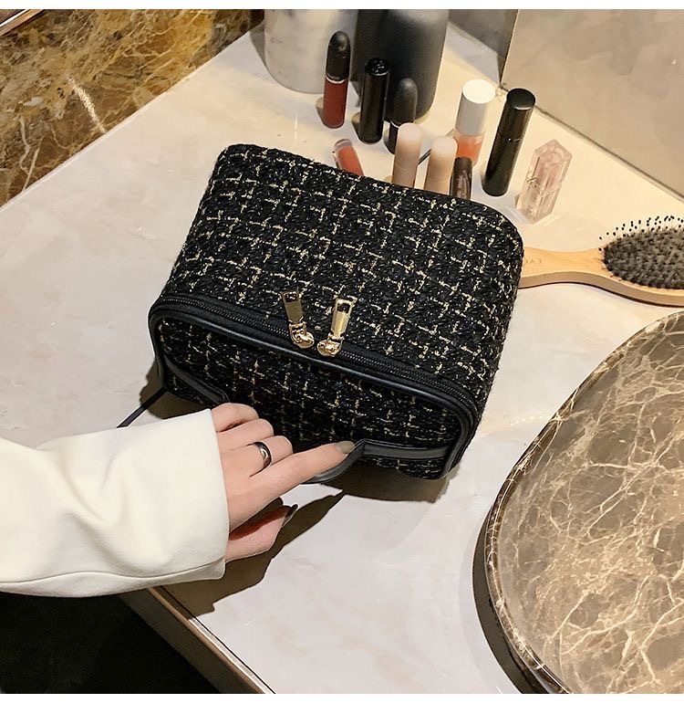 Kosmetiktasche, luxuriös, großes Fassungsvermögen, tragbar