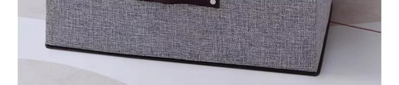 Underwear storage box, foldable, double lid