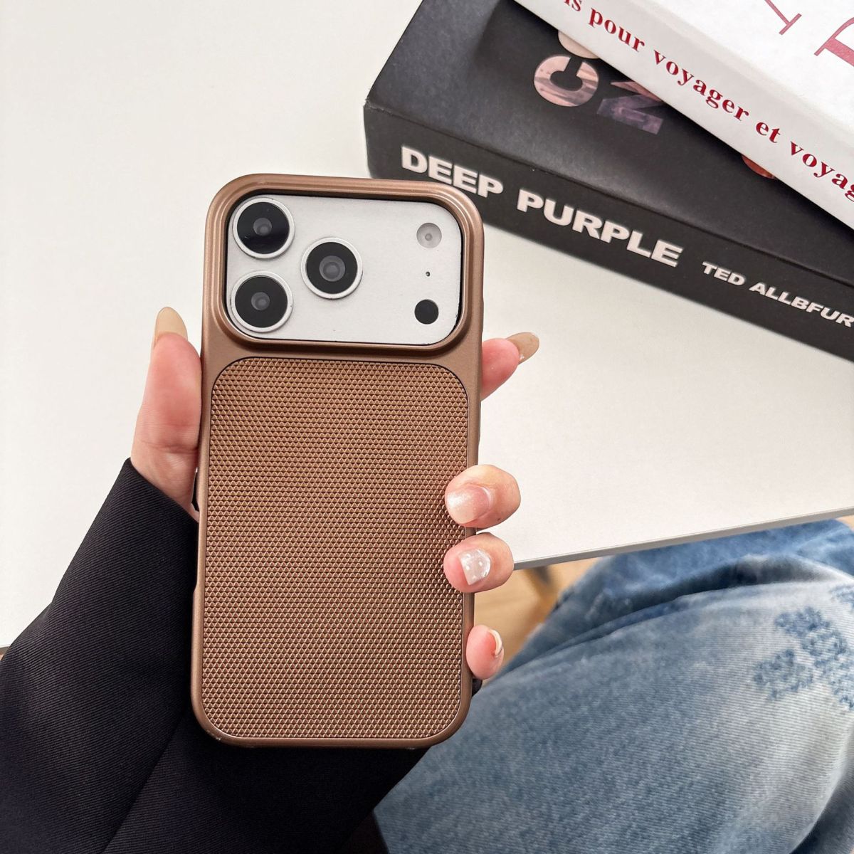 Apple iPhone 17 Pro Max elmas desenli hard kılıf, lüks