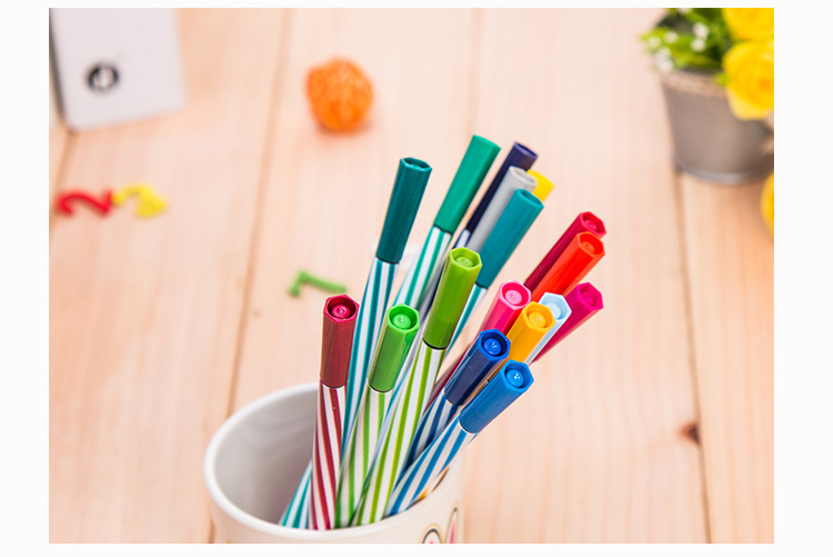 Watercolor pencil set, 24 colors, for kids and students