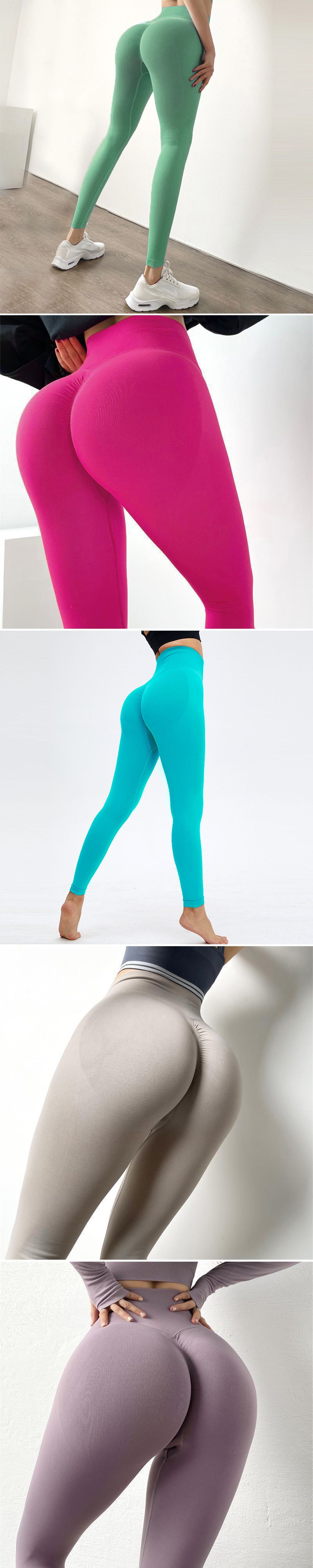 Yoga Pantolonu Seamless Yüksek Belli