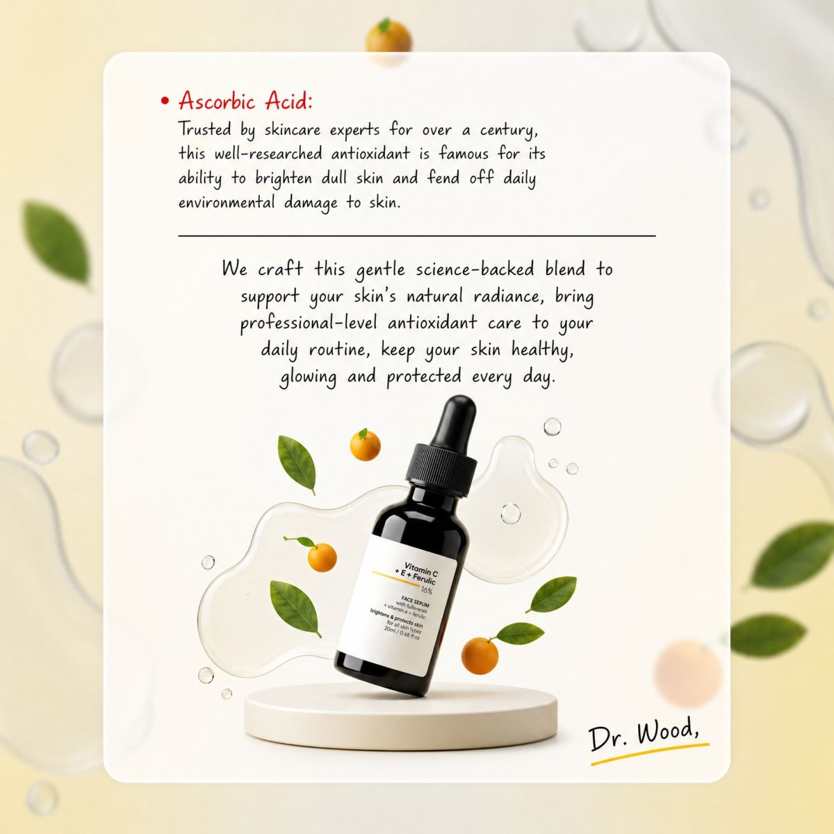 Vitamin C Aydınlatıcı Serum Çok Cilt Tipi