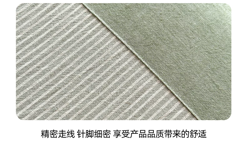Cotton buckwheat hull pillow with cervical spine support
