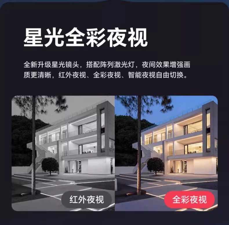4G摄像头免流量不用wifi网络360度无死角家用手机远程太阳能监控