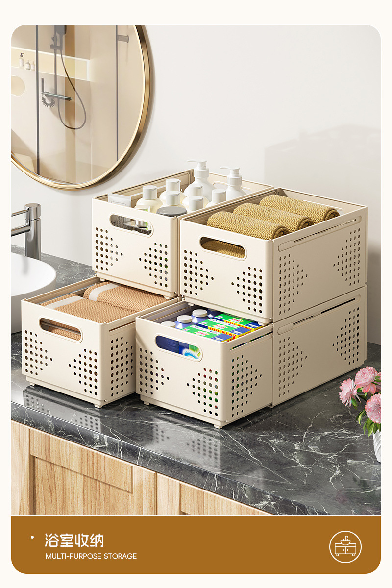 Multifunctional Kitchen Storage Box Extendable Basket Divider