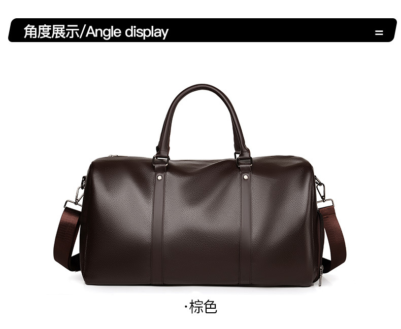 Men's travel bag, yoga and fitness bag, dry-wet separation