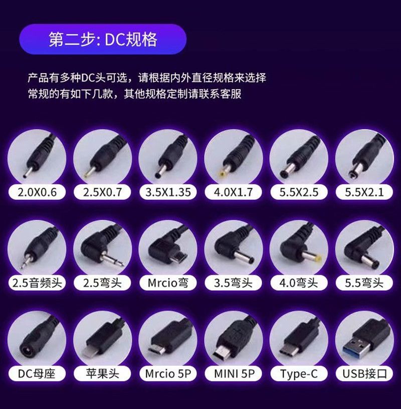3v5v6v7v9v12v15v电源适配器0.5a1a1.5a2a闭路监控机顶盒电机灯带