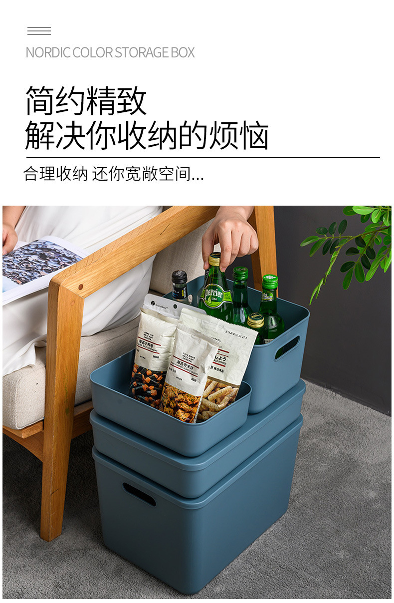 Plastic Storage Box, Large Capacity