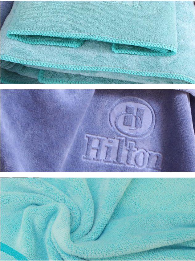 Hilton otel banyo havlusu seti 2 parça, nano fiber