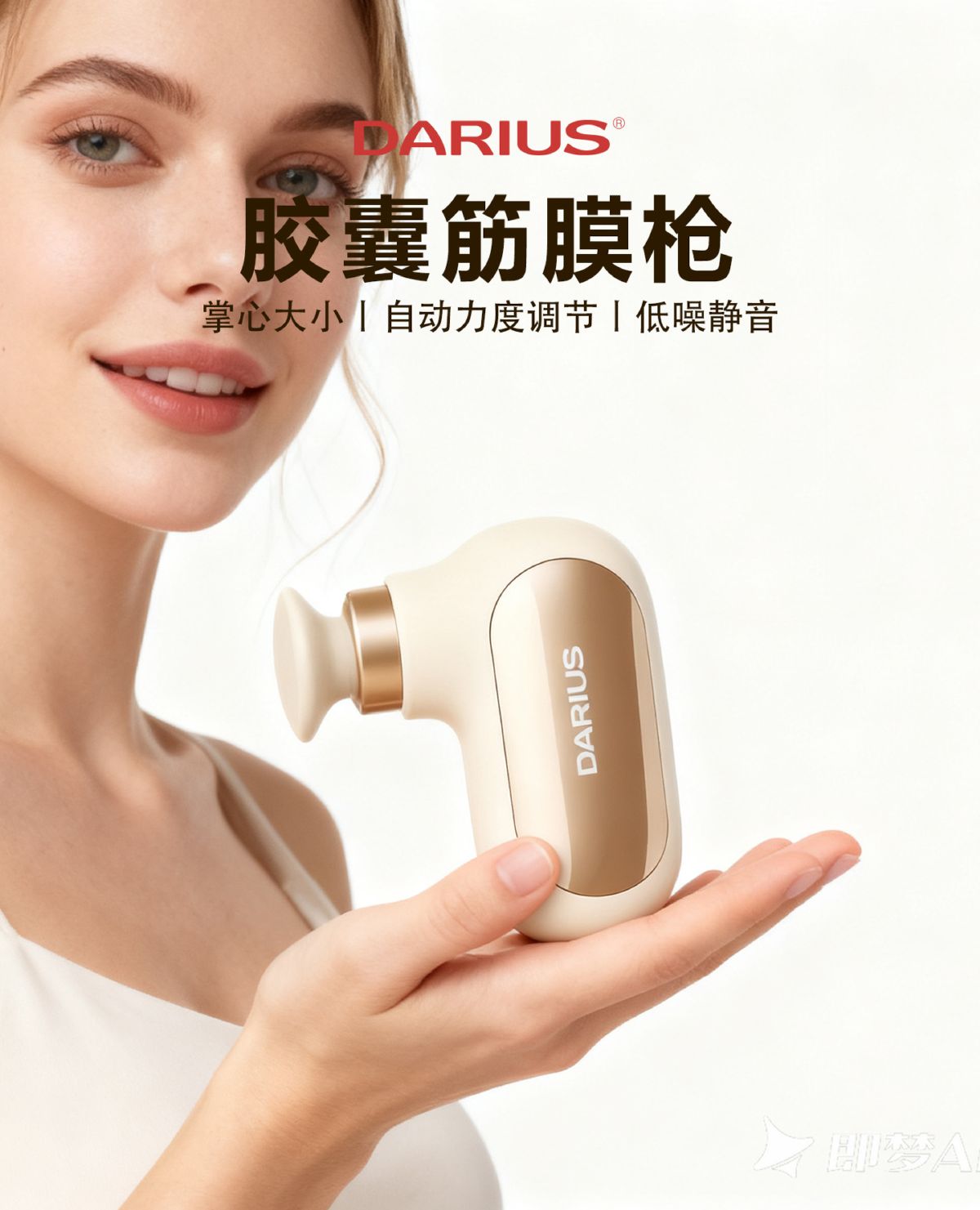 Pocket mini massage gun, electric, portable