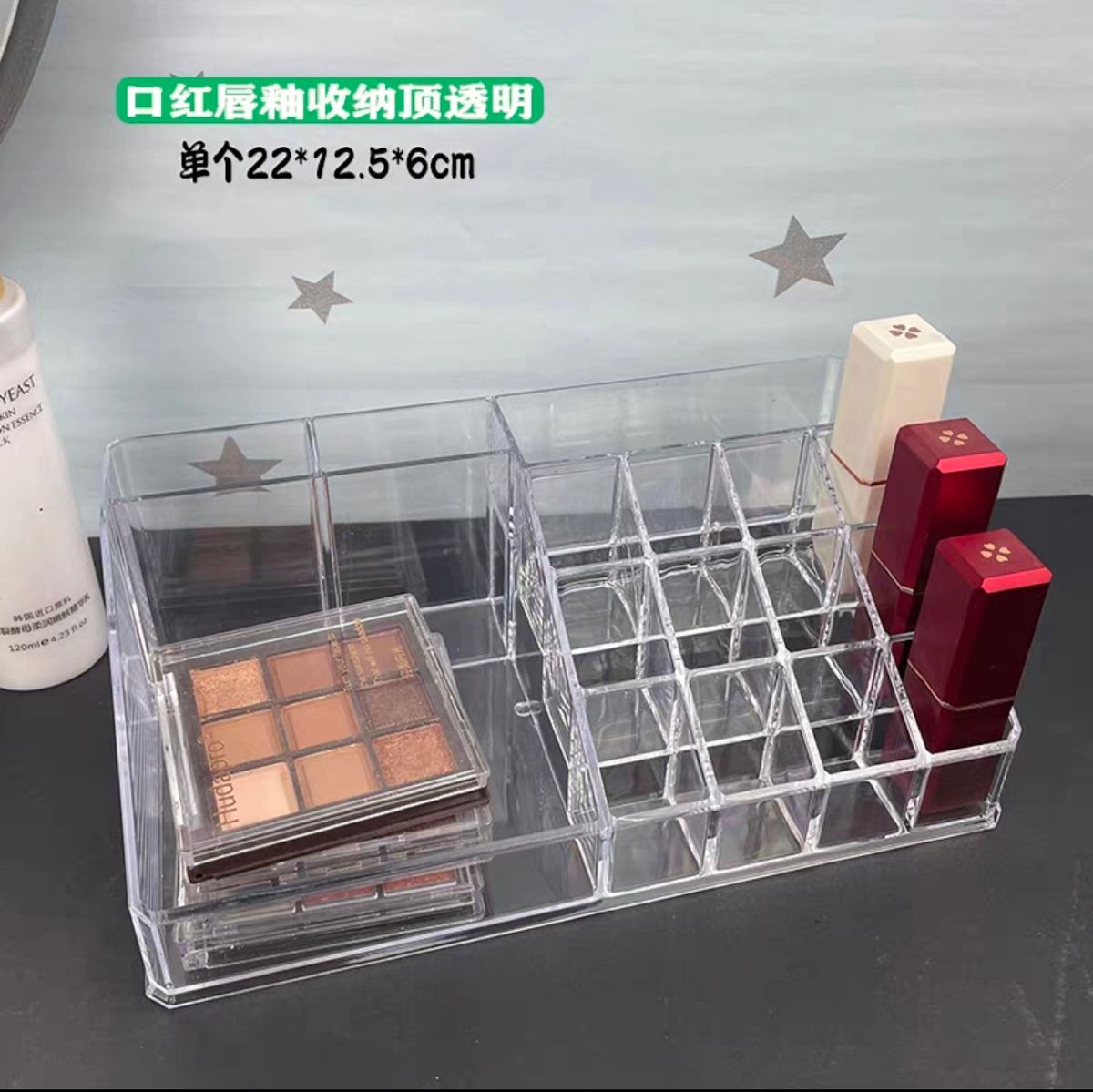 Schreibtisch-Organizer Schublade Kosmetik stapelbar