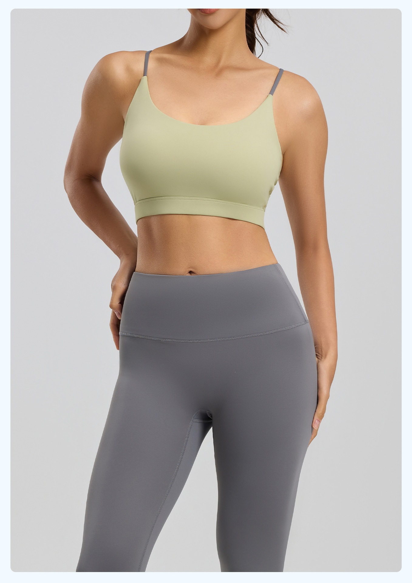 Damen-Yoga-Set, atmungsaktiv, hohe Stabilität