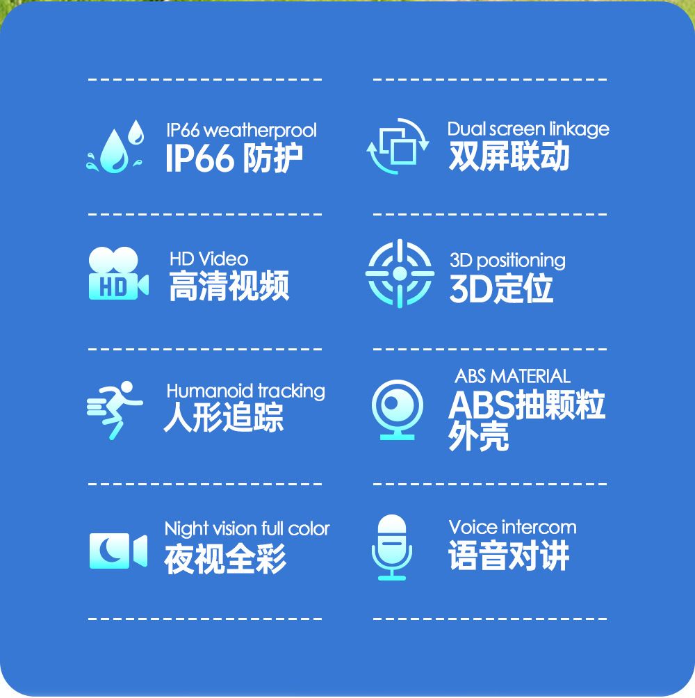 TUYA smart security camera, HD night vision, WiFi