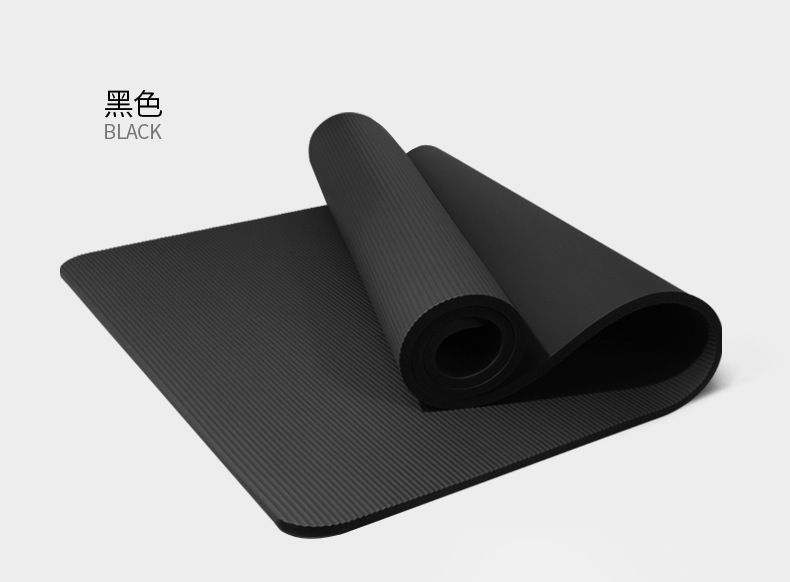 NBR Yoga Mat 185 cm Extra Thick Non-Slip Wide