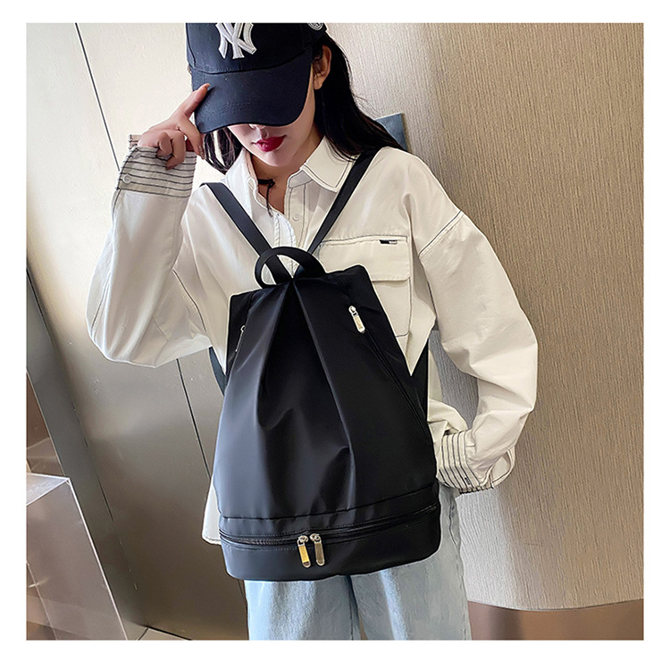 Fitness-Rucksack mit Schuhfach, Oxford-Gewebe