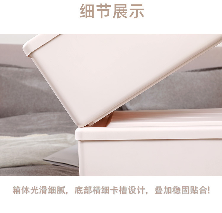 Transparent drawer storage box, for shoes and clothing