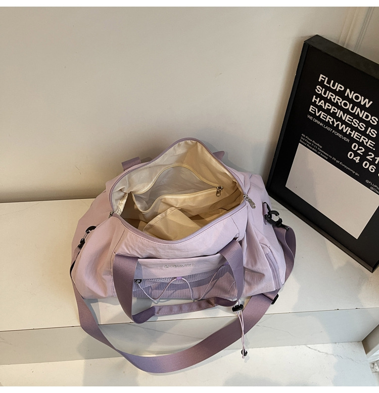 Dry-wet separation sports bag, yoga and travel, large capacity