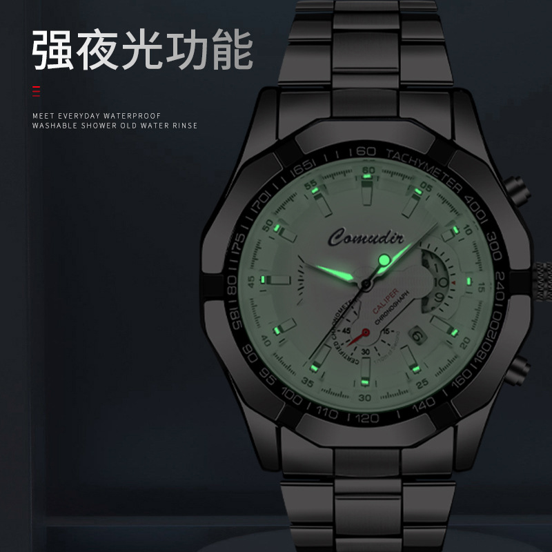 Automatic Men's Watch Calendar Stainless Steel Strap