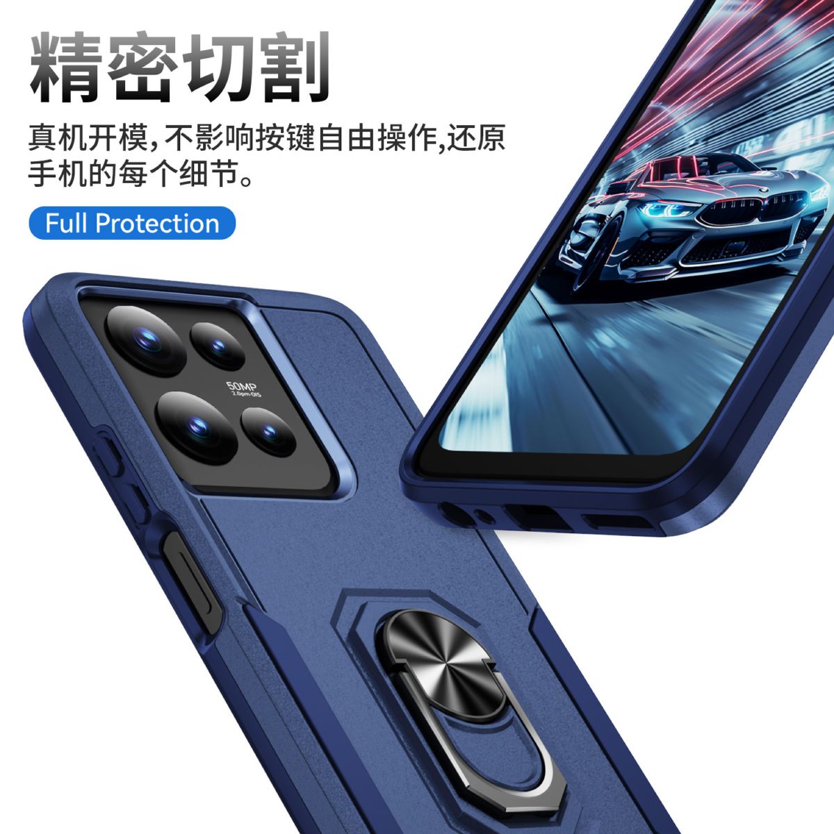 Phone case for MOTO G 5G 2025, 2-in-1 stand, protective cover