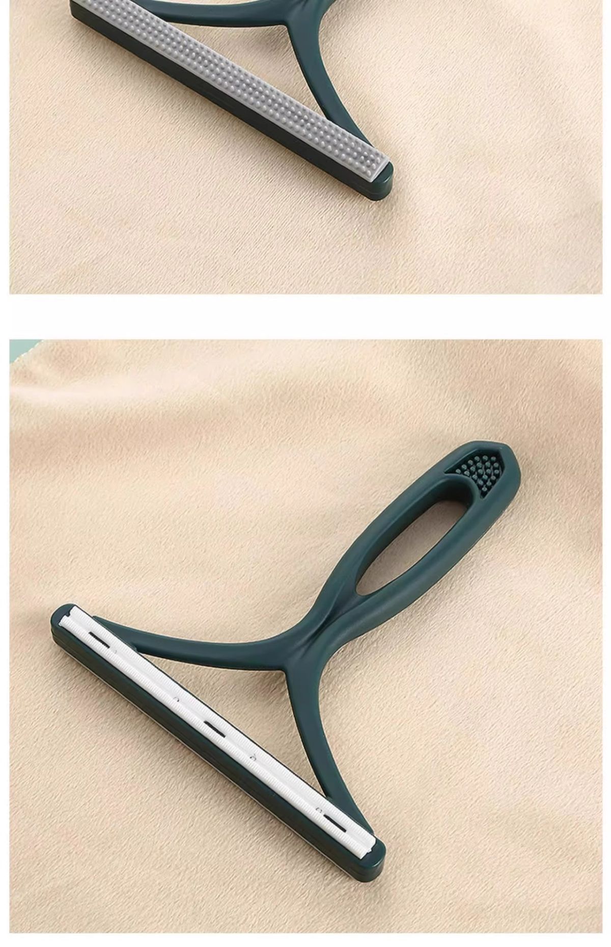Pet hair removal brush