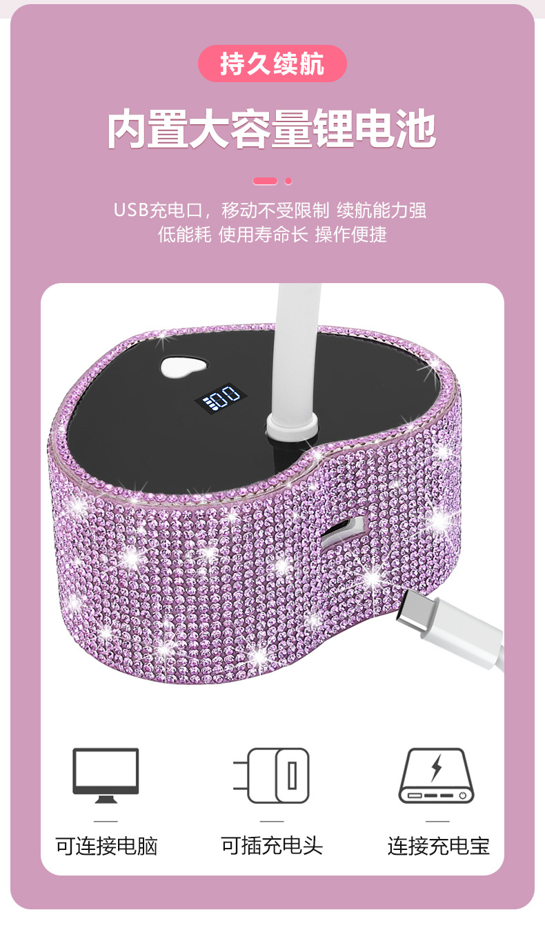 30W desktop nail lamp fast gel curing smart sensor