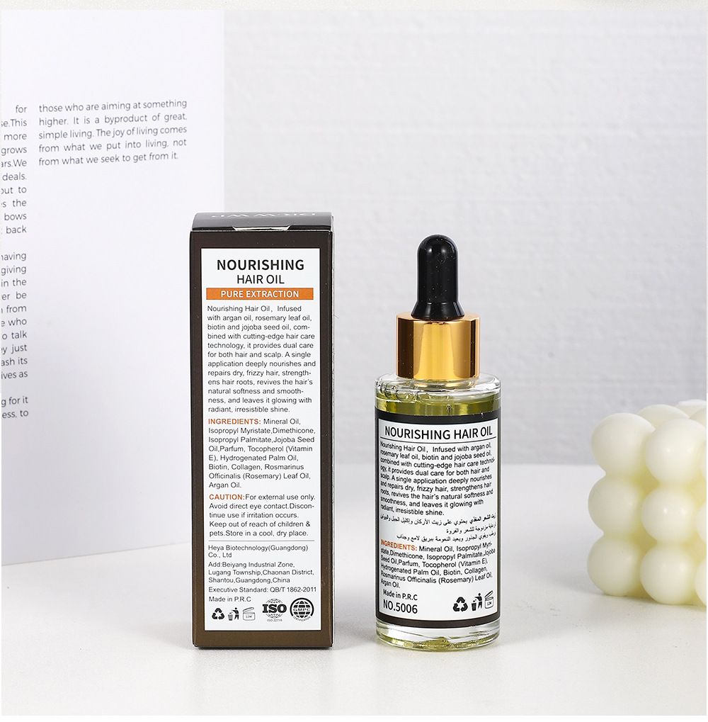 Hair care oil for repairing dry and damaged hair