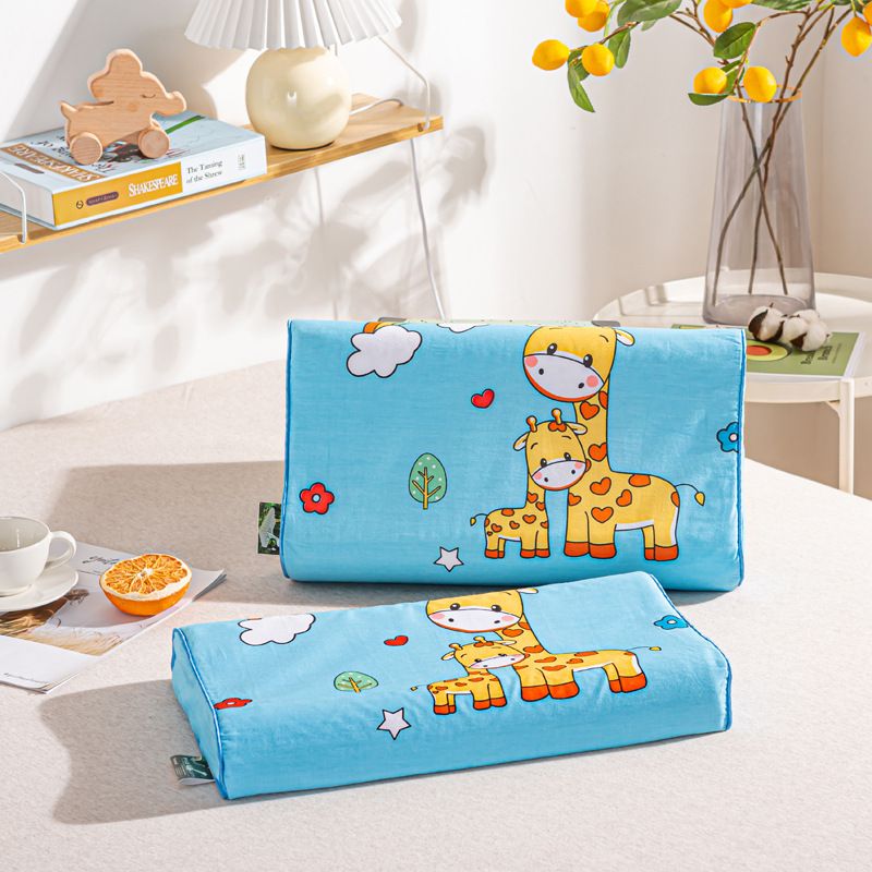 Natural latex pillow pure cotton core child and adult sizes