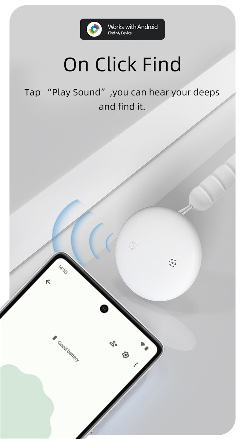 Bluetooth-Tracker, Android-kompatibel, drahtlos