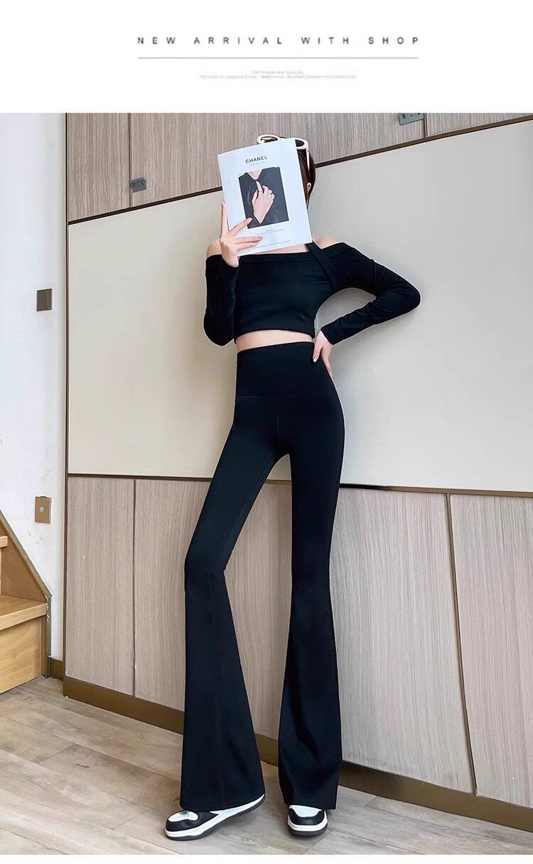 Damen Bootcut Yoga Hose Große Größen